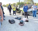 Arrollan a motociclista