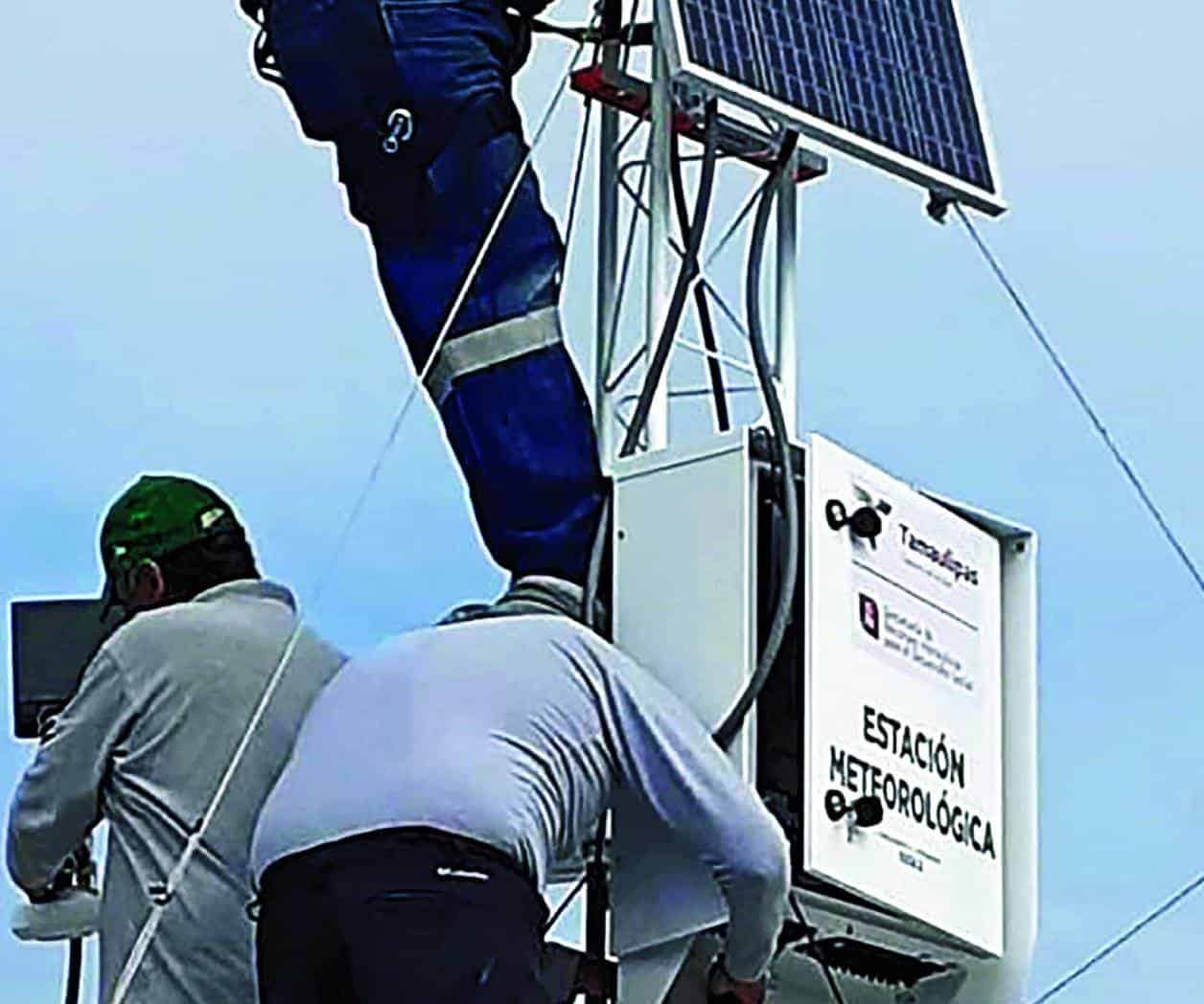 Instalan estación meteorológica