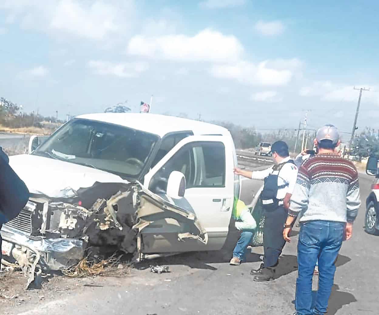 Mujer en estado crítico por choque