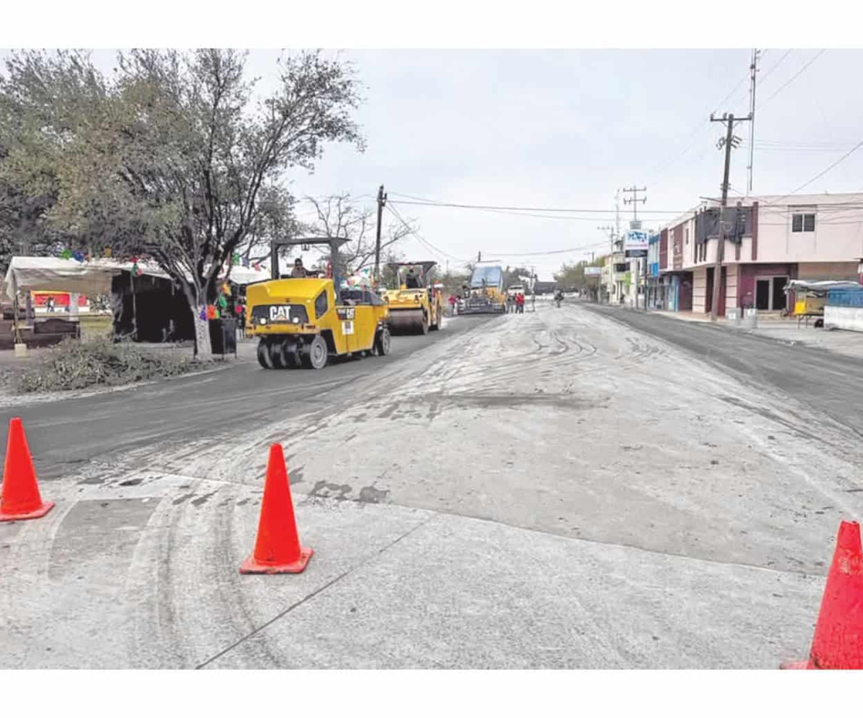 Sin freno, labores de recarpeteo