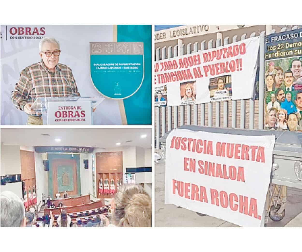 Llevan al Congreso  el ´¡Fuera Rocha!´