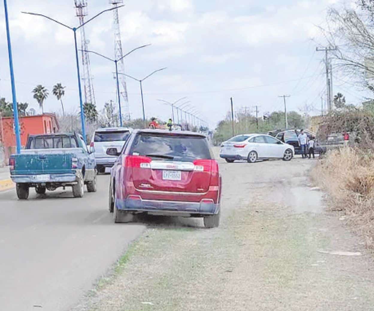 Carambola vehicular en Miguel Alemán