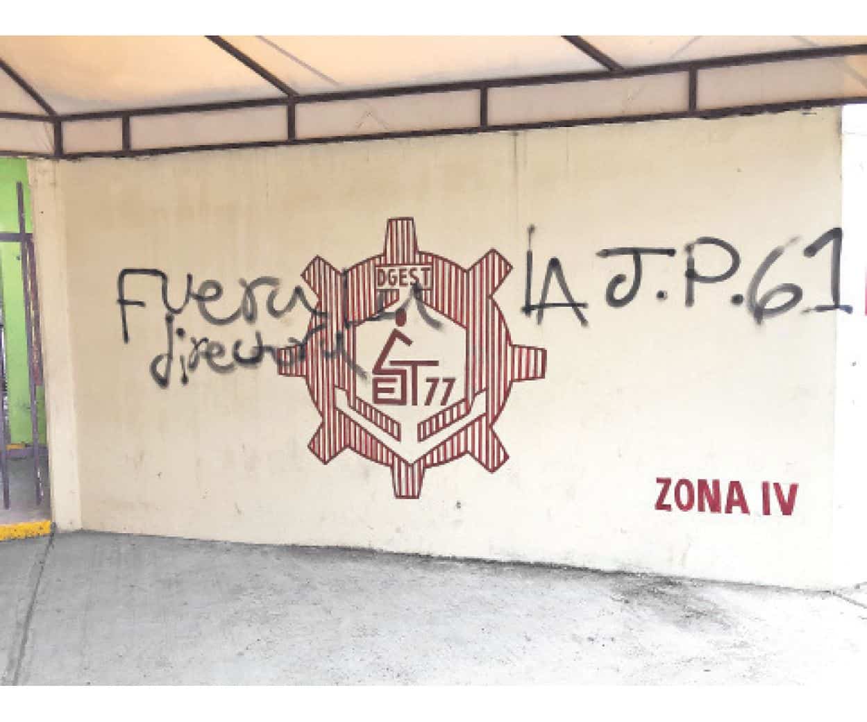 Vandalizan escuela