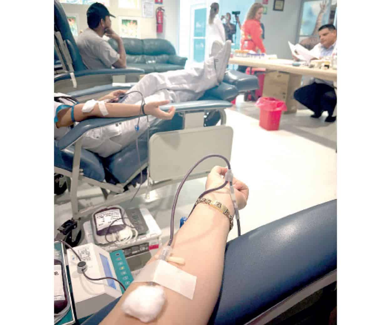 Responden al llamado de donación de sangre