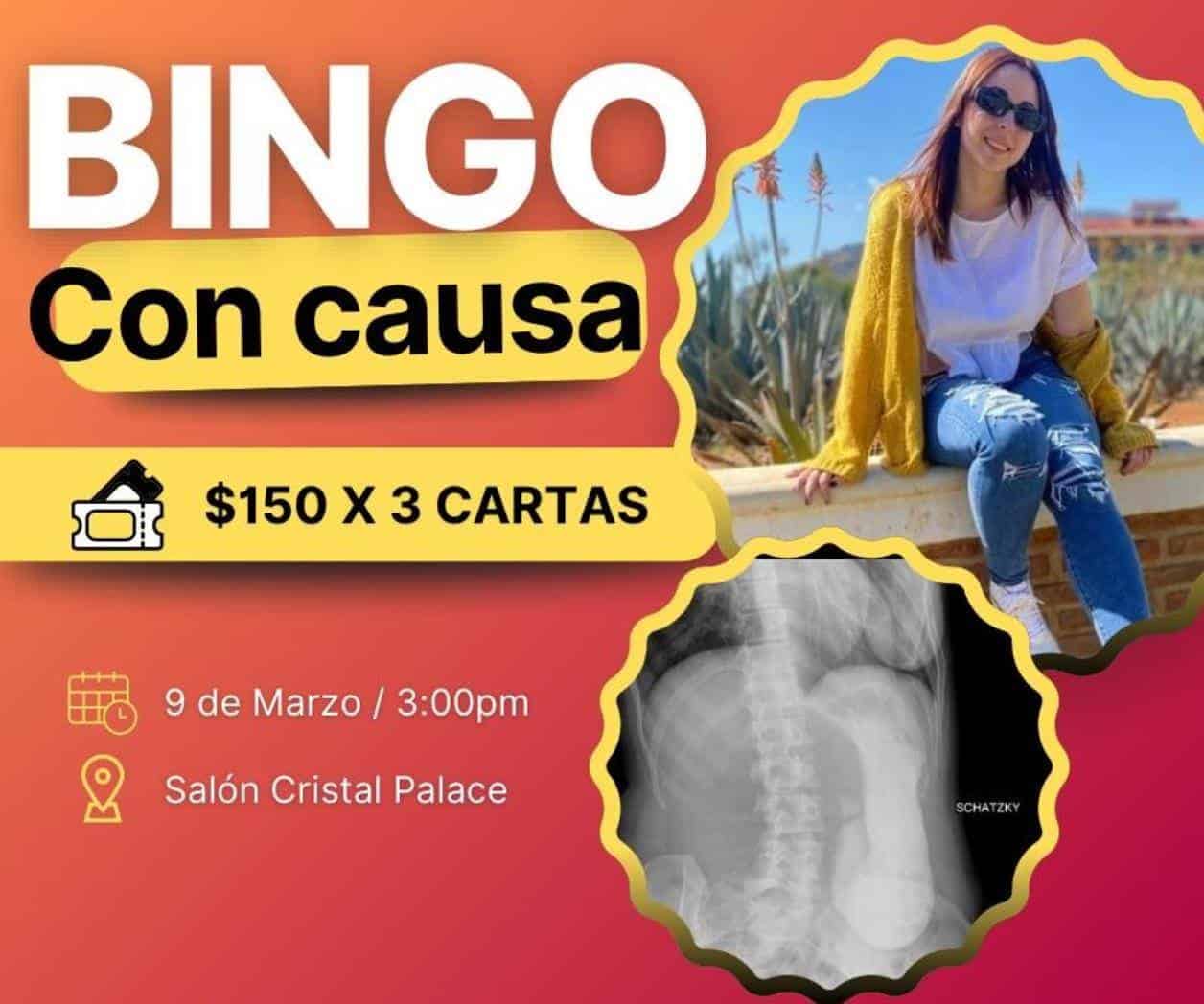 Invitan a bingo para ayudar a Saidy Quiroga