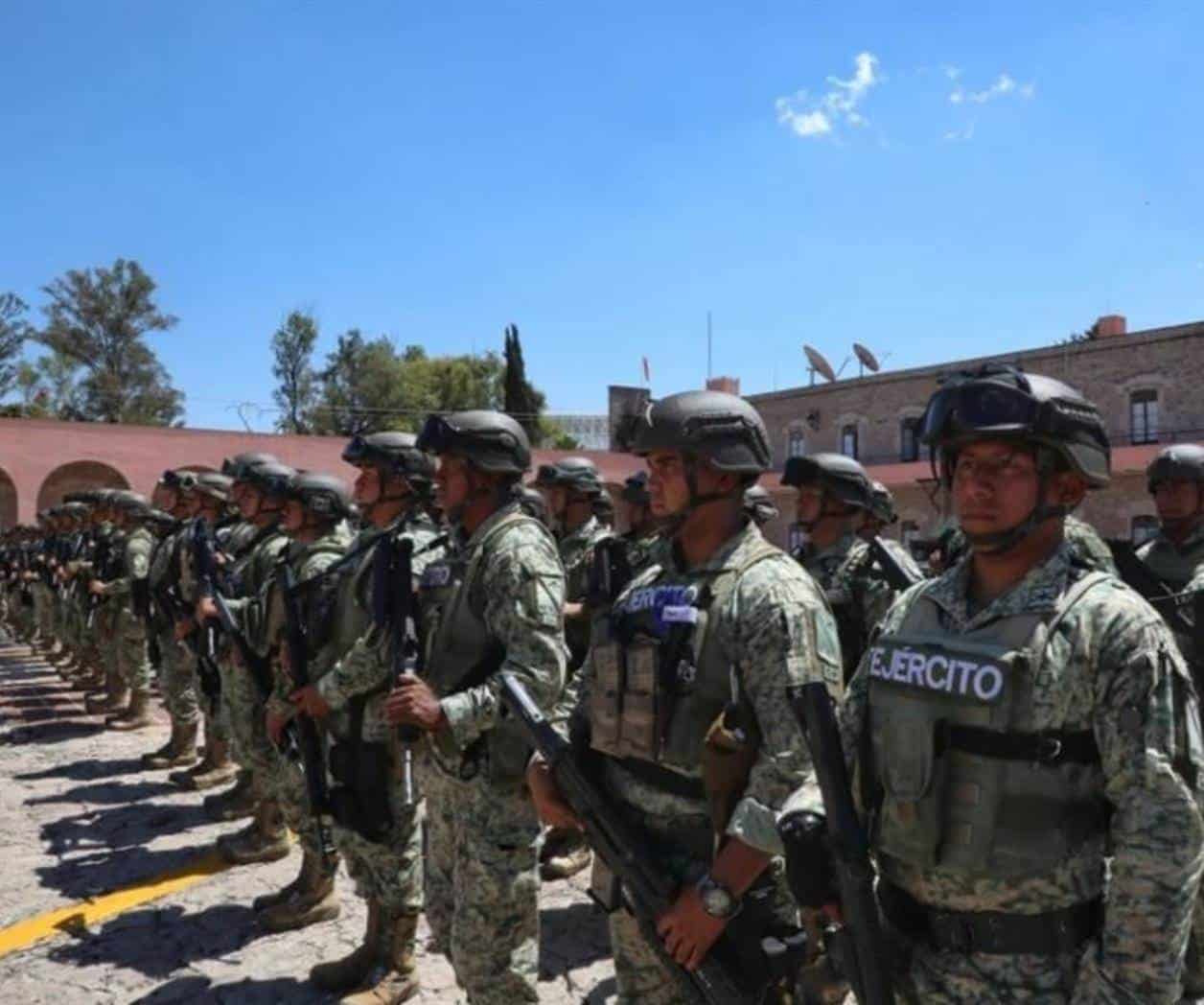 Llegan 450 militares a reforzar seguridad en Michoacán