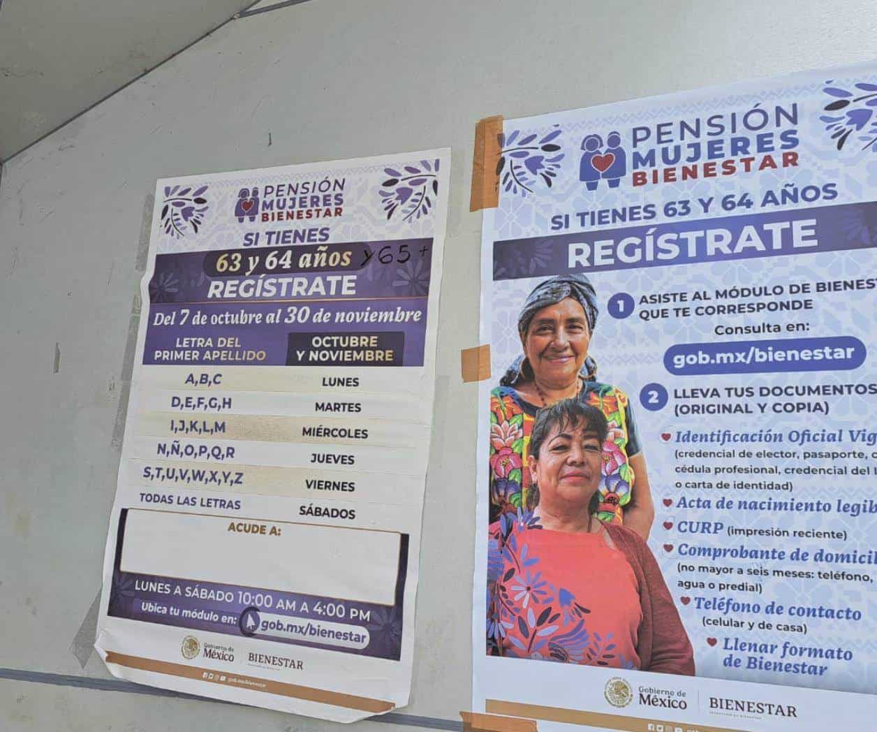 Convocan a mujeres al registro de pensión para las mexicanas