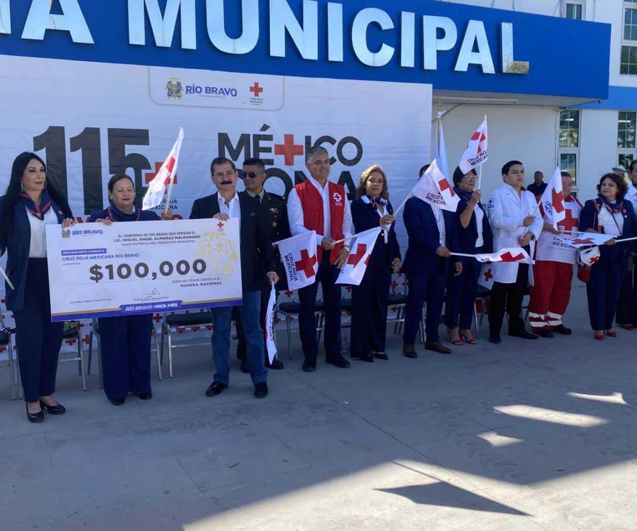 Inicia alcalde colecta anual de Cruz Roja