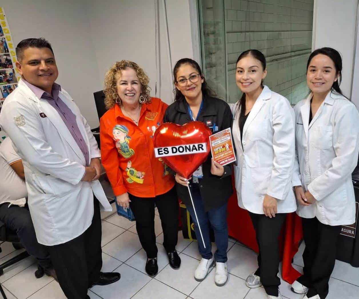 Realizan campaña de donación de sangre