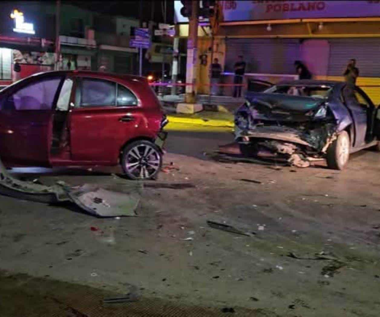 Abuelito provoca un fuerte choque