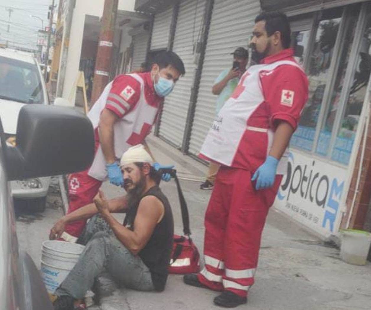 Macheteado en la zona centro