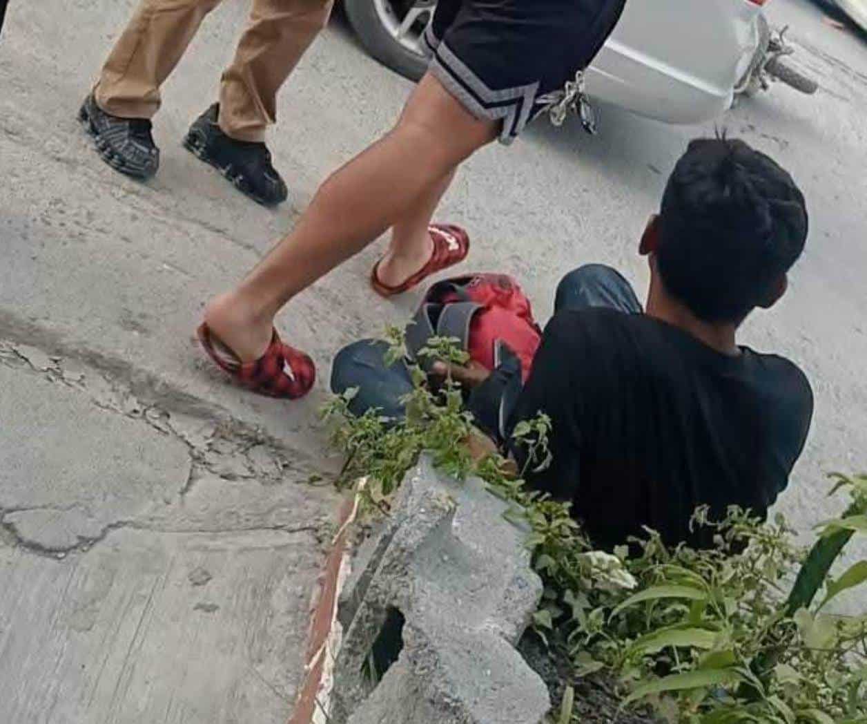 Motociclista atropellado por jugar arrancones
