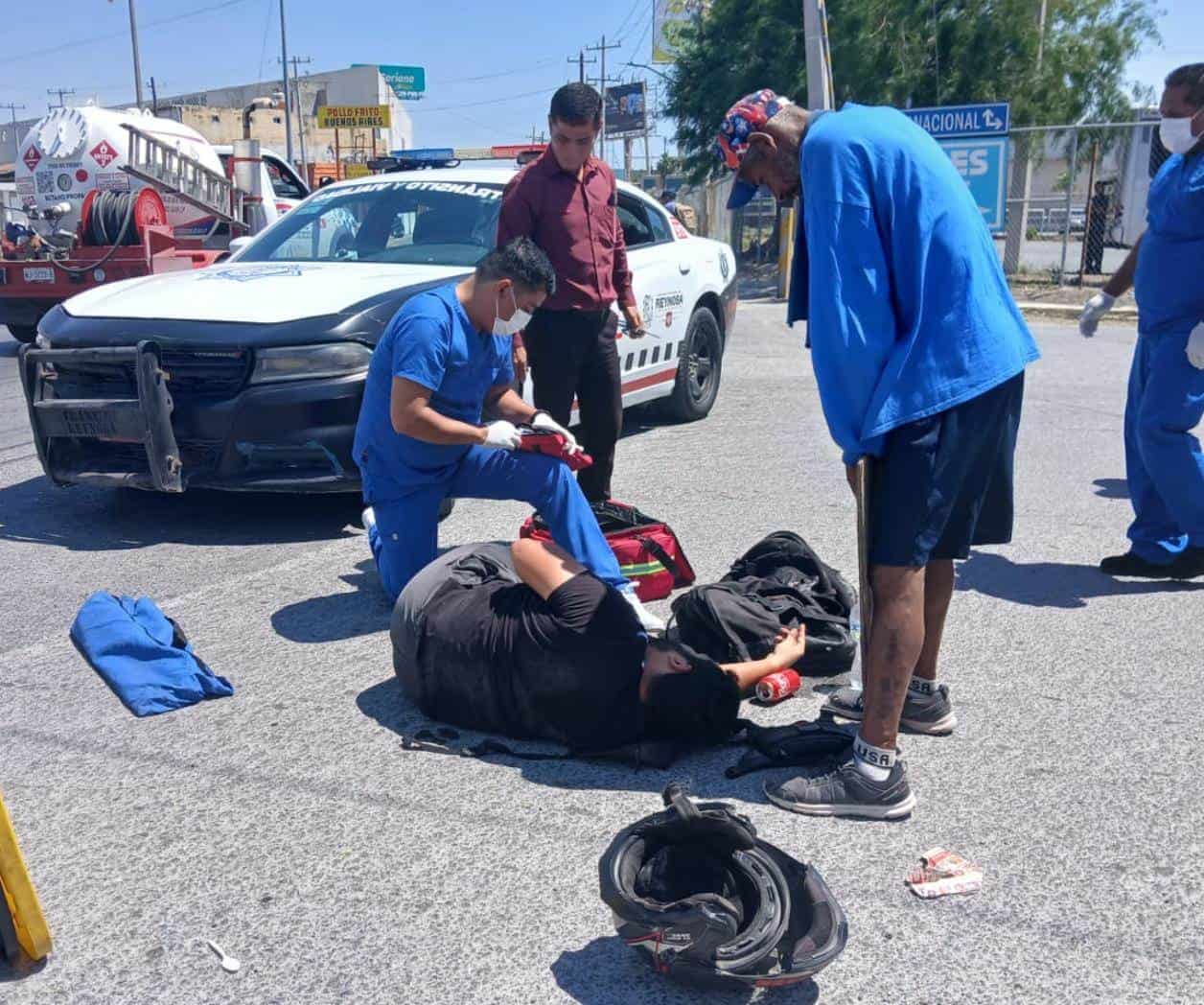 Embiste a motociclista en el Luis Echeverría