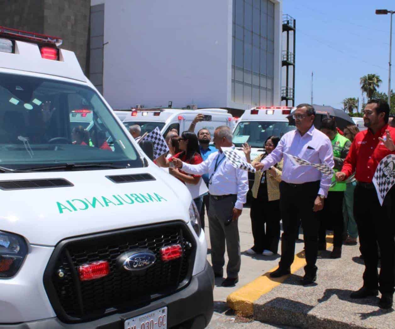 Asigna Seguro Social seis ambulancias a Reynosa