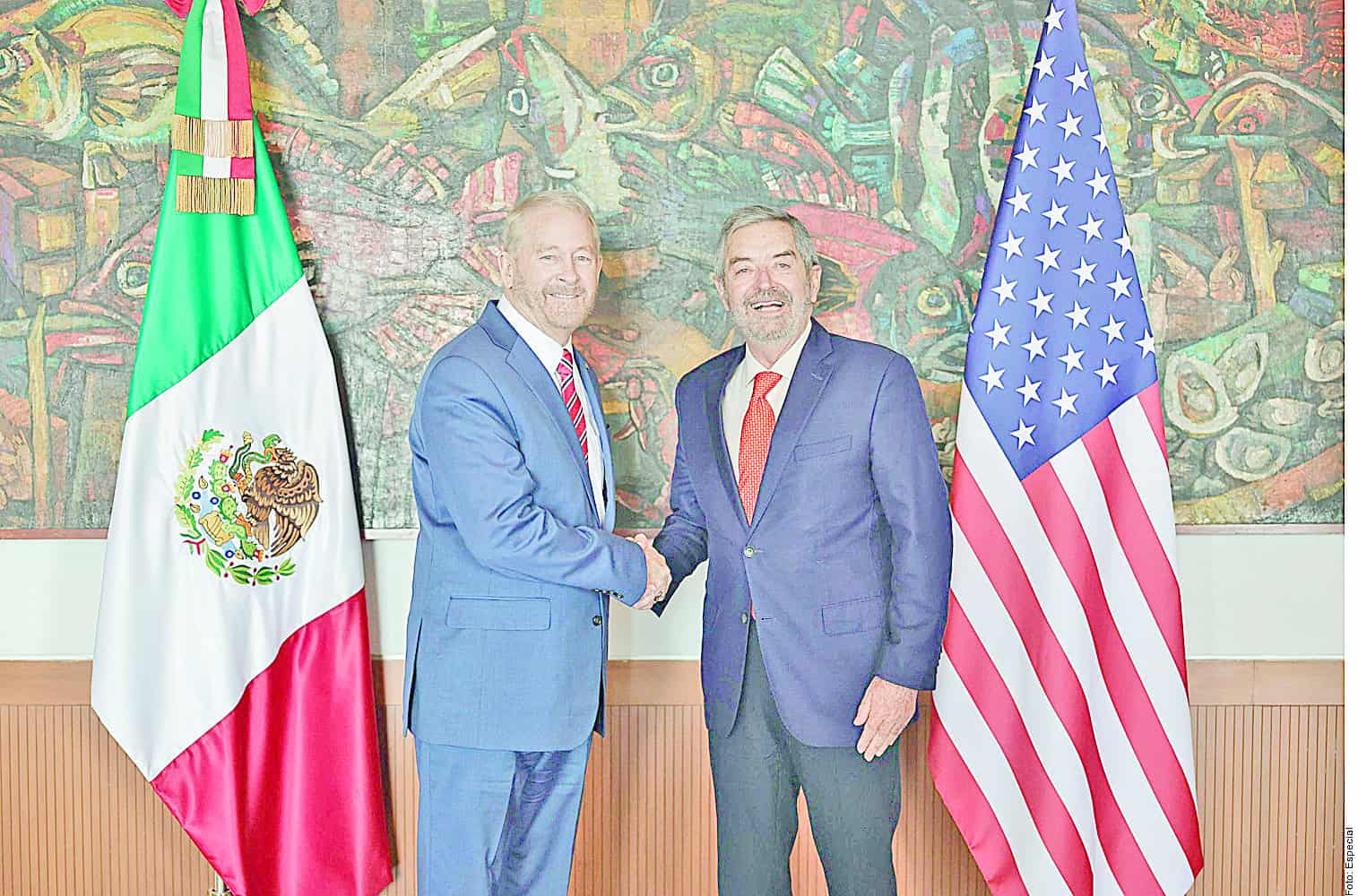 Se reúne Canciller con nuevo Embajador