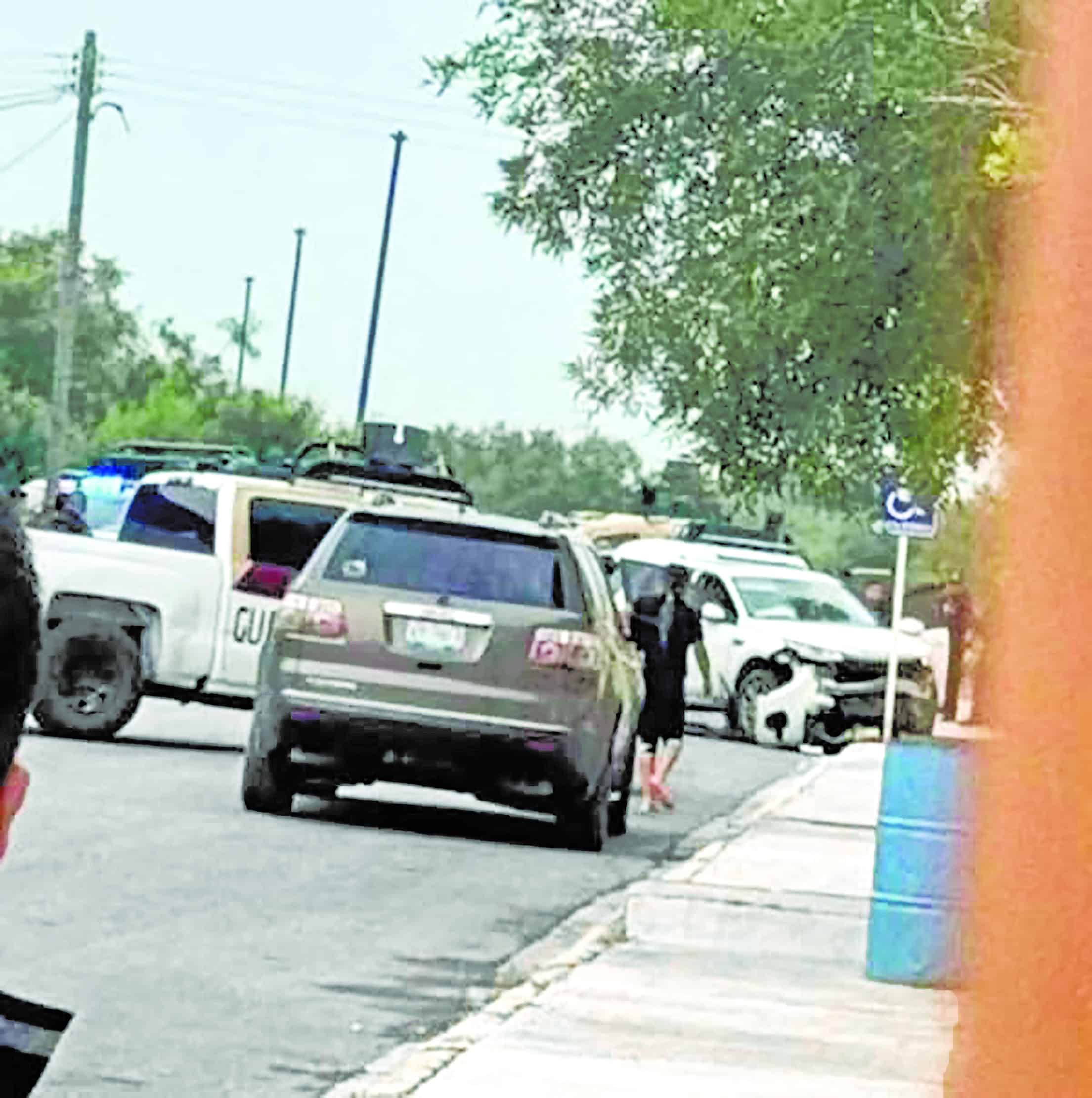 Enfrentamiento y persecución en Miguel Alemán