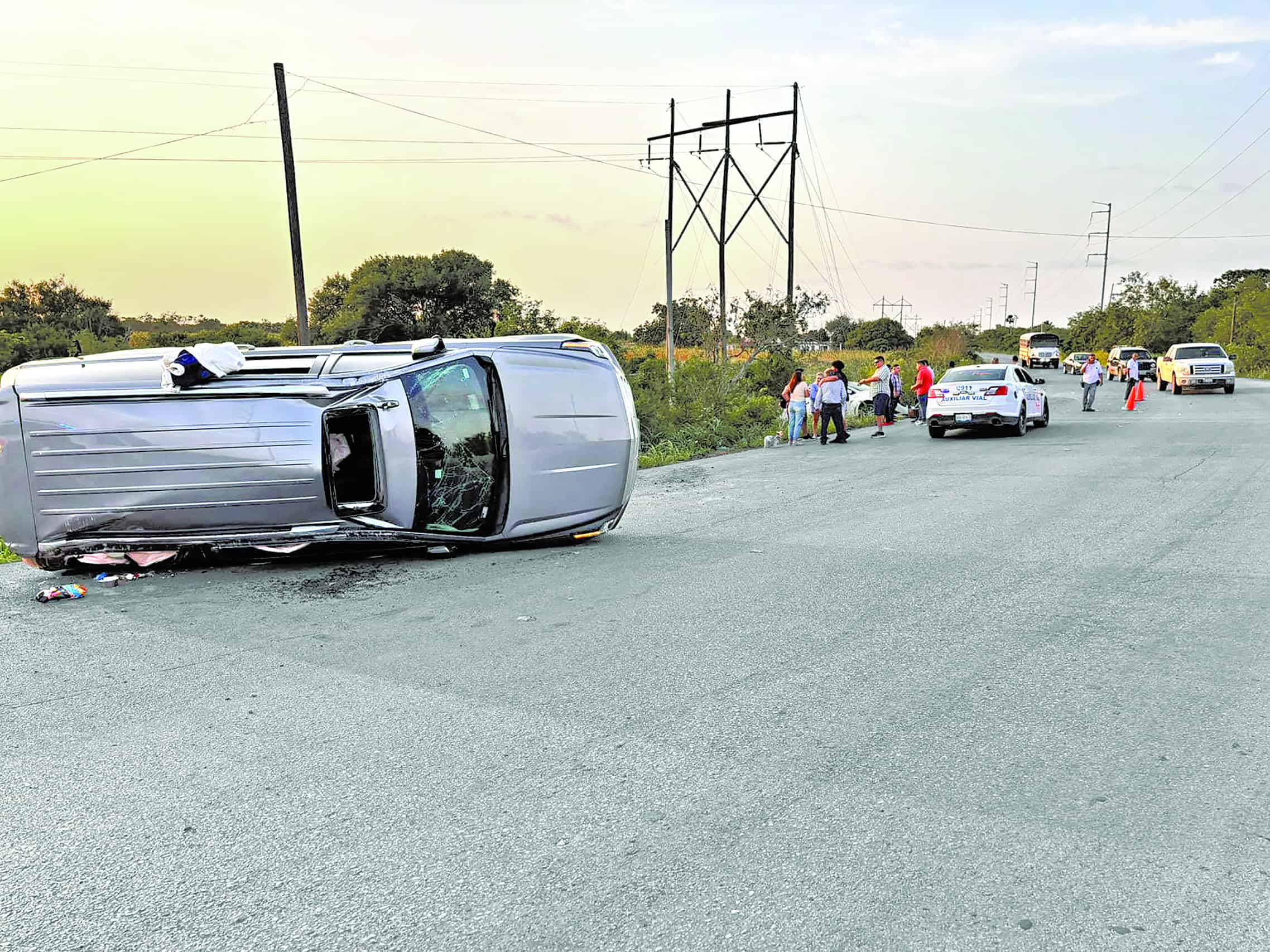 Aparatoso accidente en ´La curva del indio´