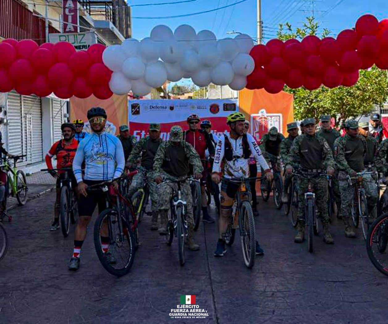Convoca Sedena a rodada ciclista