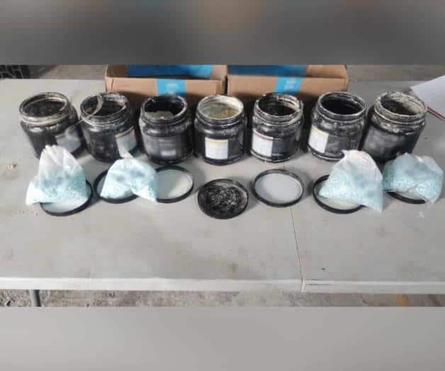 Decomisan pastillas de fentanilo en empresa de paquetería en Reynosa
