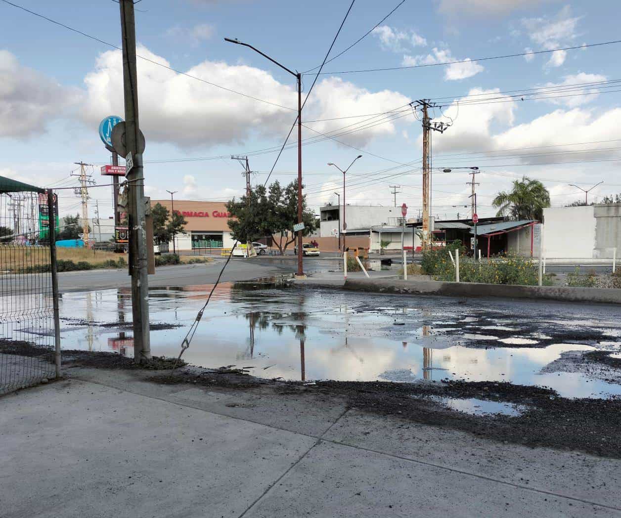 Resurgen baches en Las Bugambilias