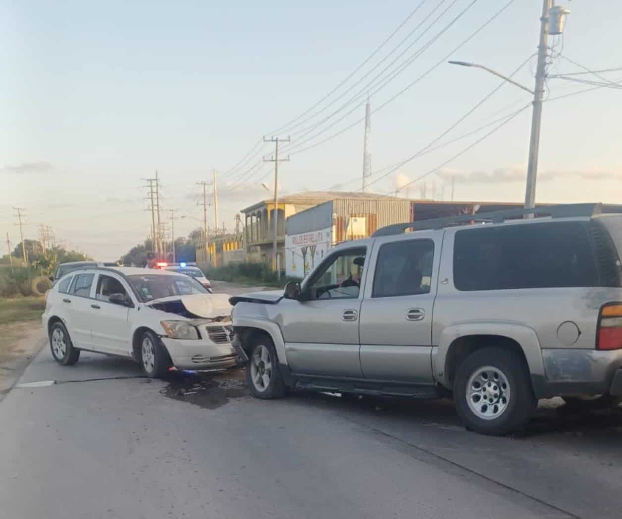 Chocan de frente en brecha 109