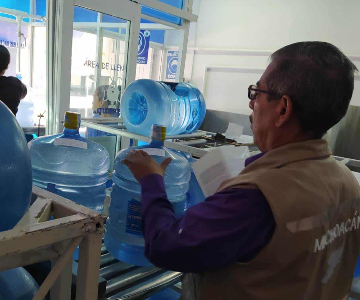 Refuerza Coepris vigilancia sanitaria en purificadoras