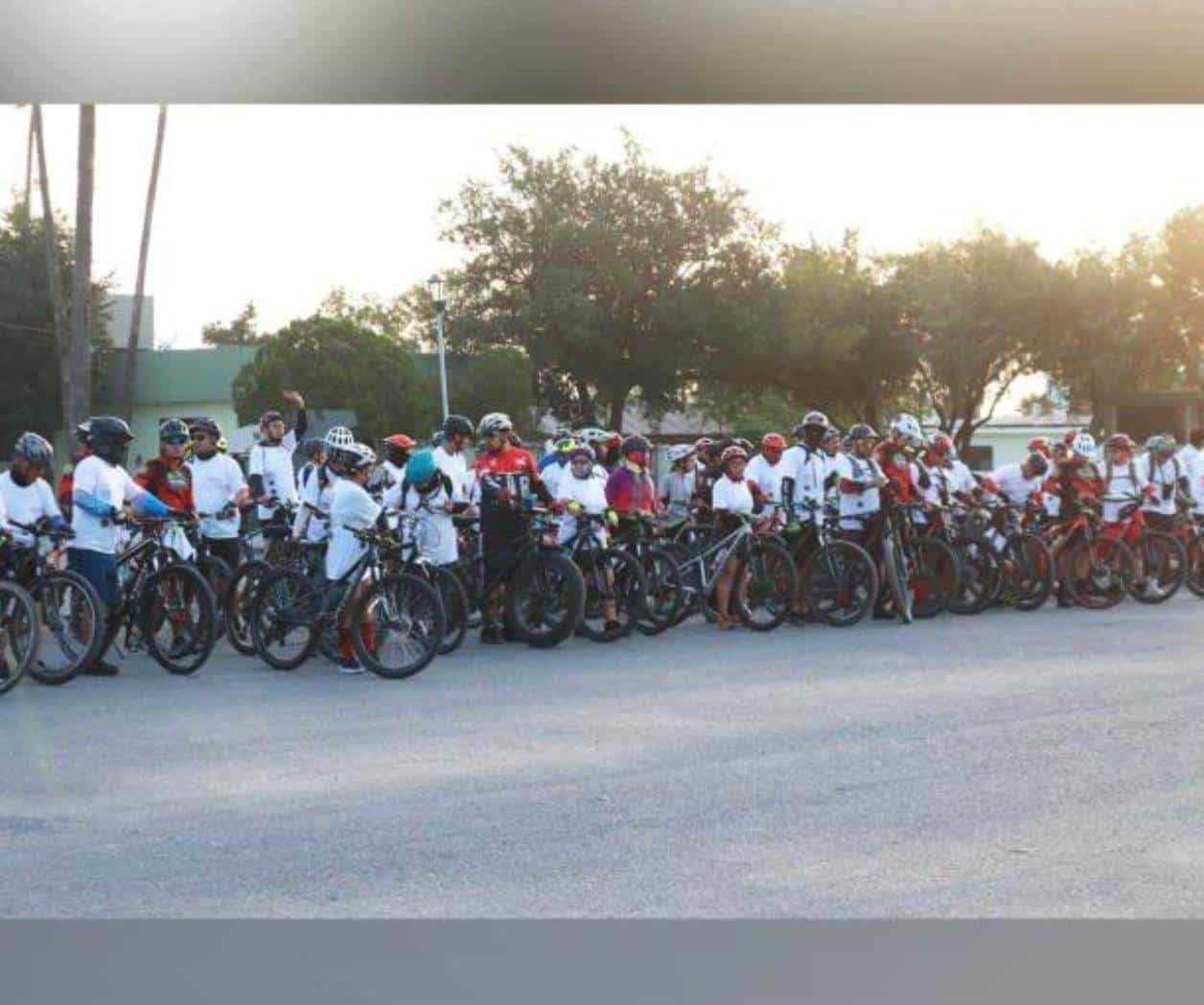 Rodada y convivencia organizada por Sedena en Reynosa