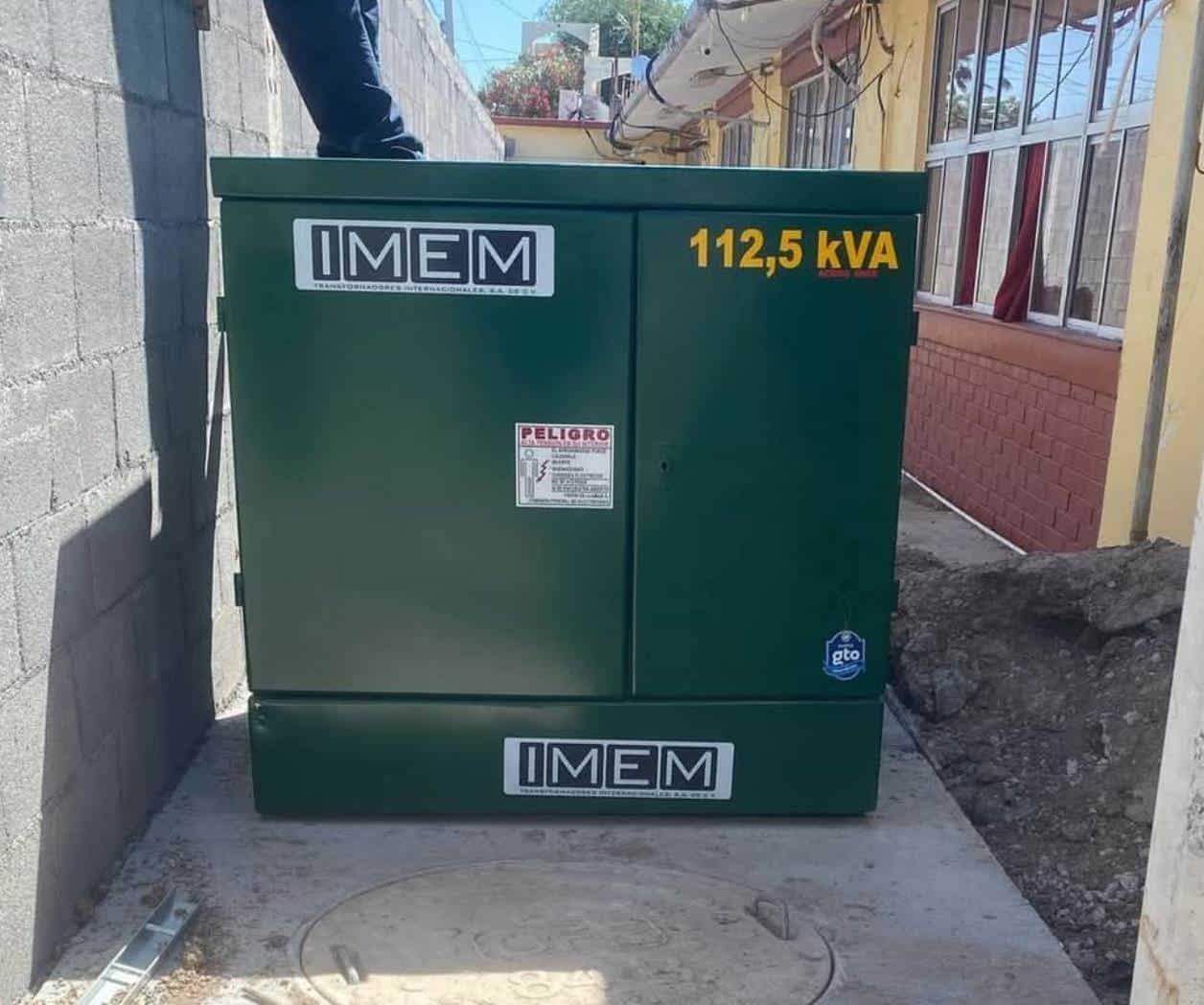 Finaliza Estado obra eléctrica en primaria