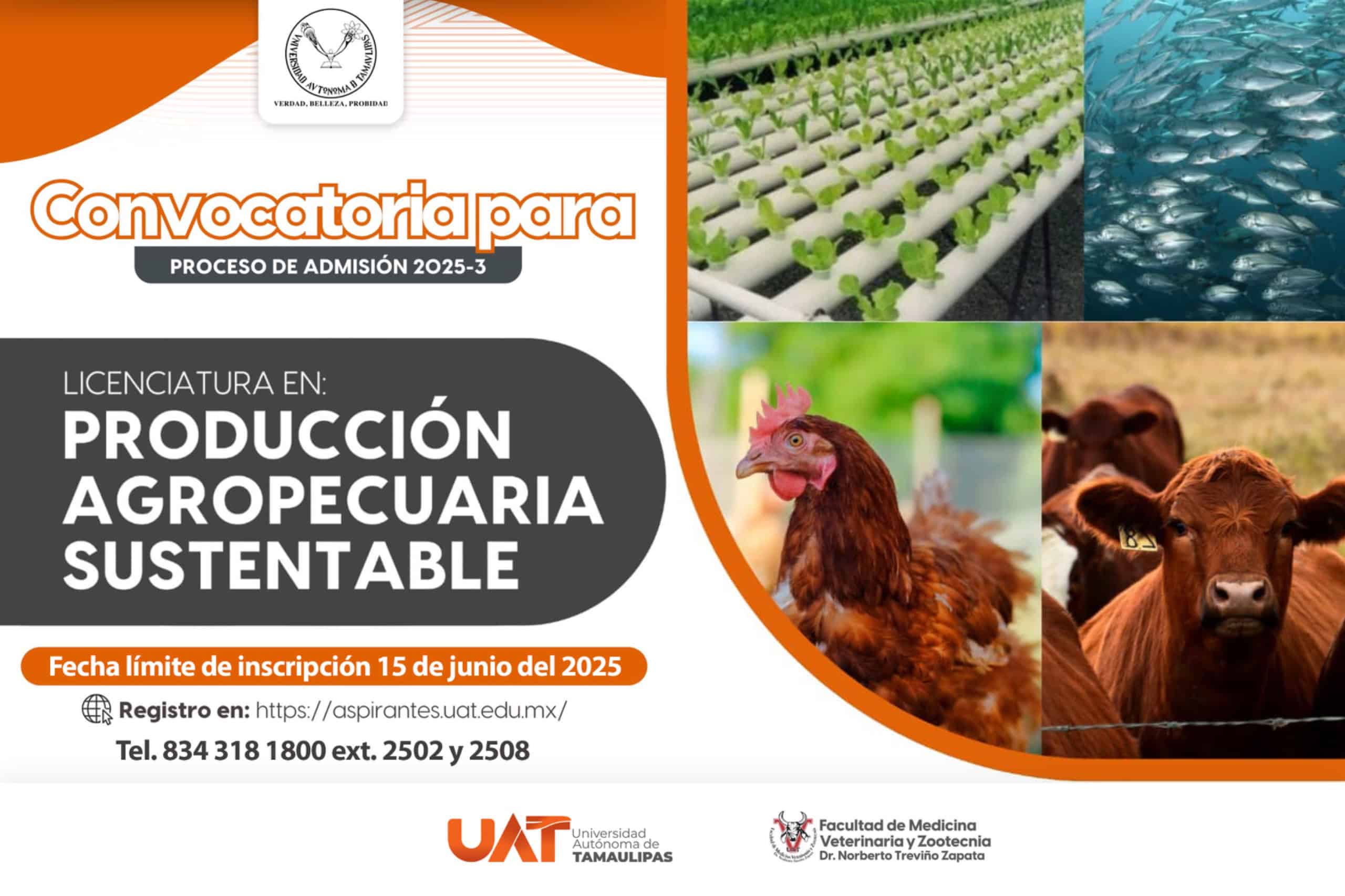 Invita UAT a Licenciatura en Producción Agropecuaria