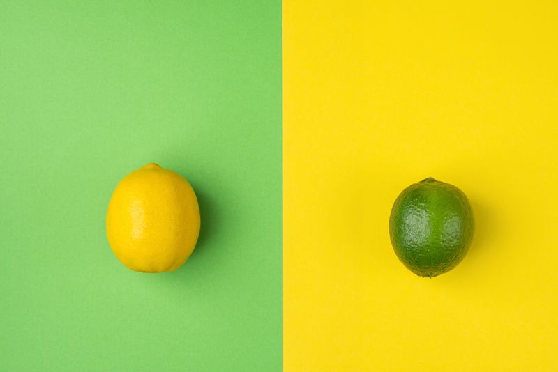 ¿Puedes diferenciar entre limas y limones?