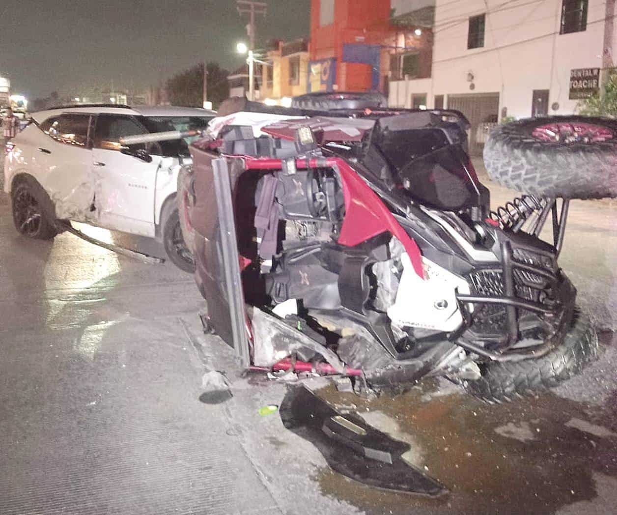 Rápido y furioso se estampa y vuelca