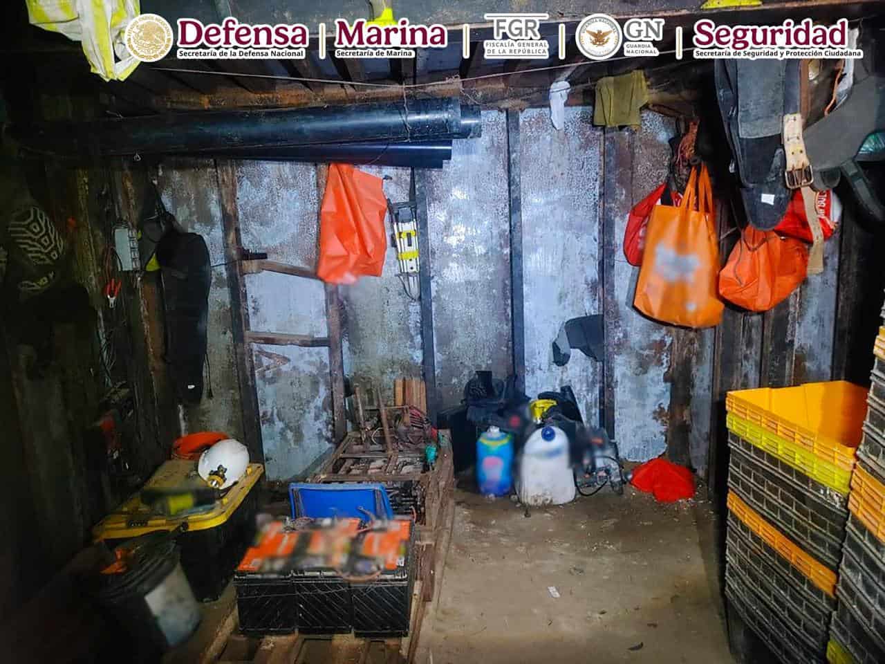 Descubren túnel que conectaba de Baja California a Estados Unidos