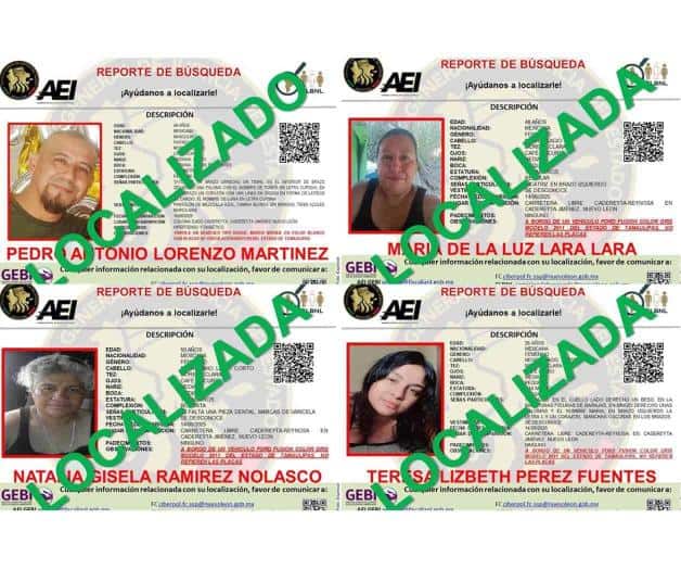 Localizan a mujeres y enfermero de Tamaulipas desaparecidos en Nuevo León