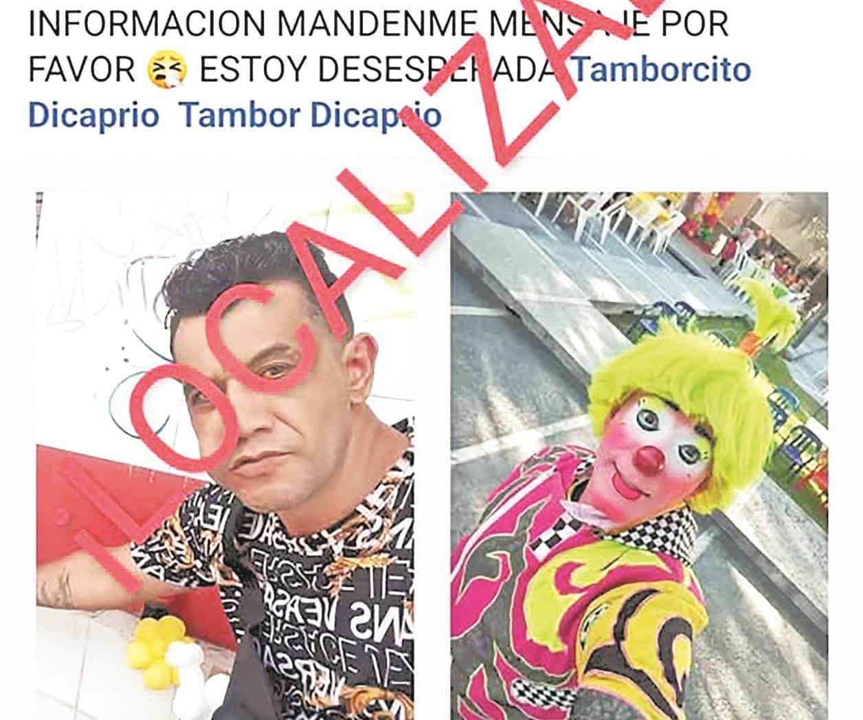 Localizan a payaso