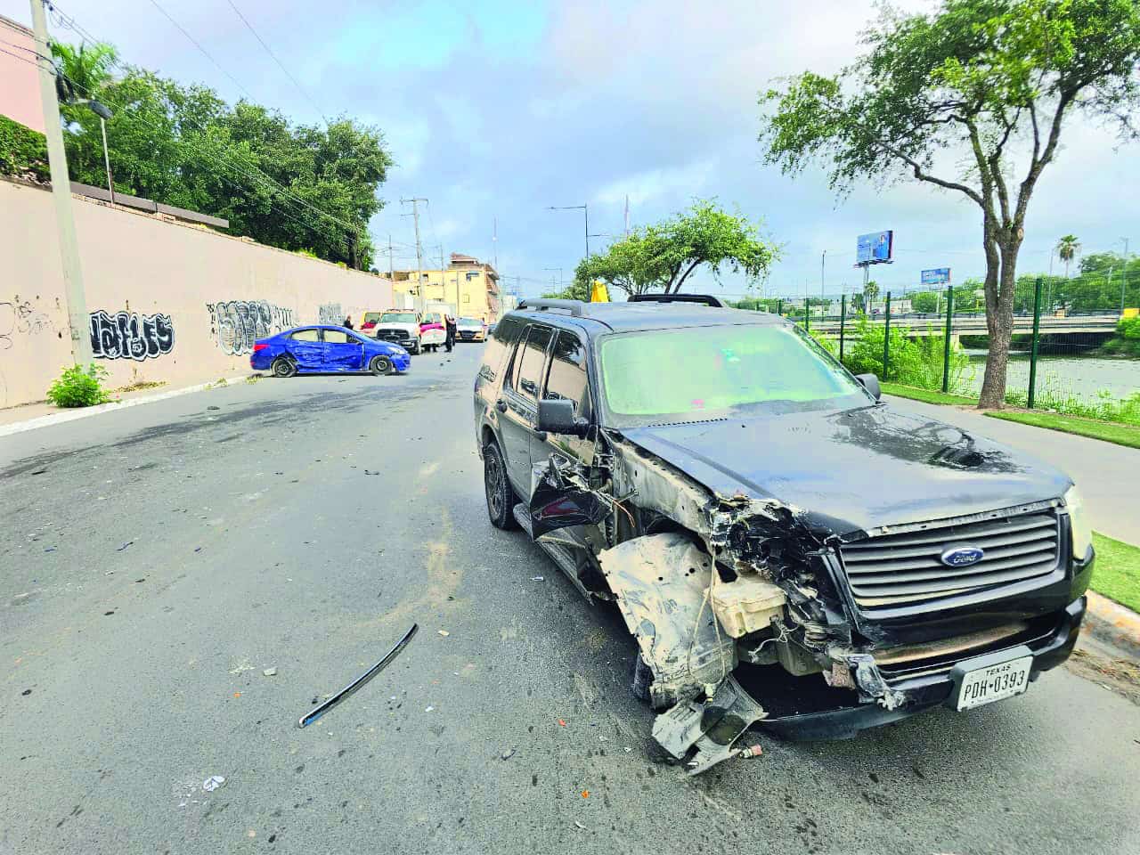 Provoca un conductor ebrio fuerte accidente en la Beatty