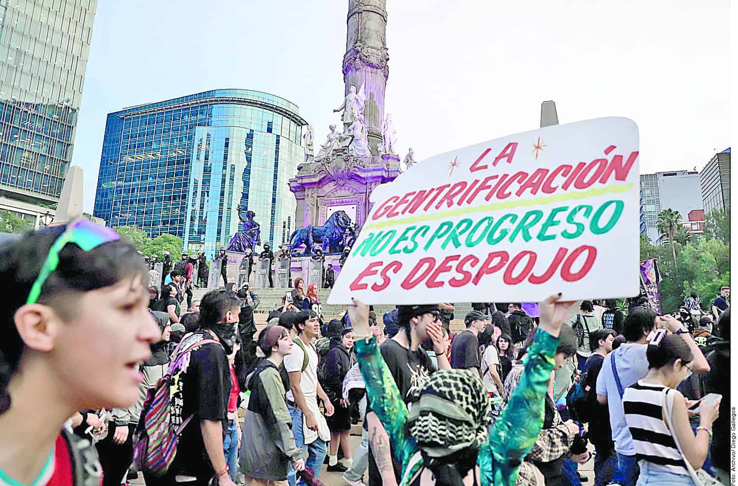 Alerta EU protesta por gentrificación