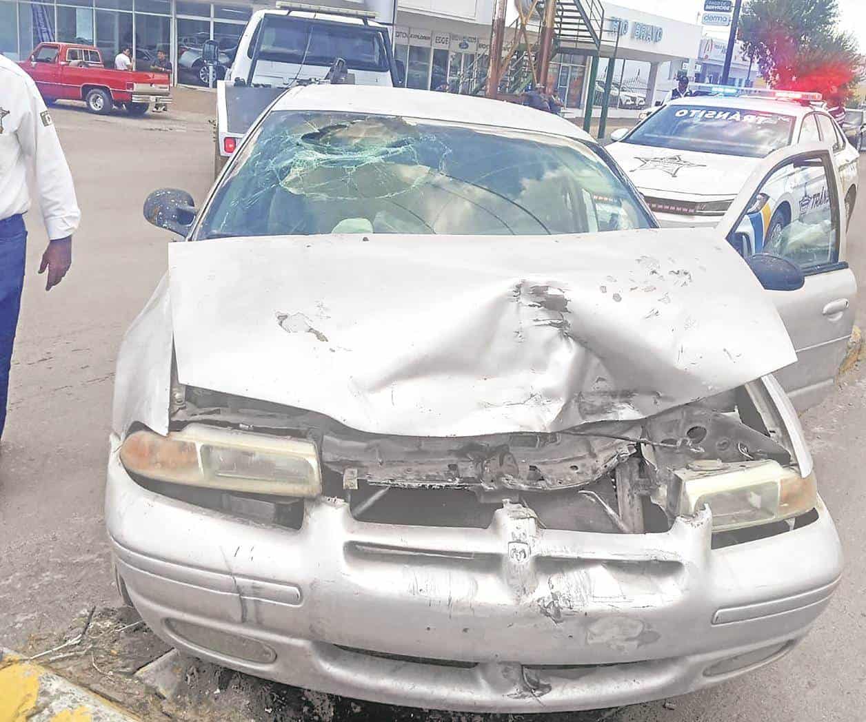 Fuerte accidente en la zona centro