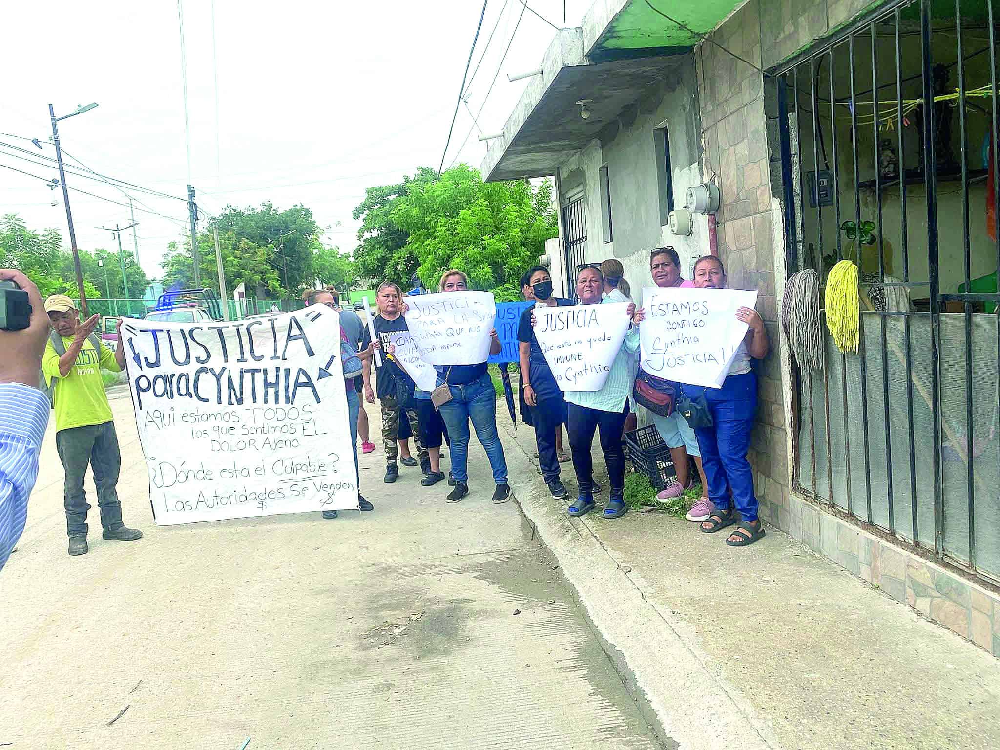 Exigen justicia para Cinthya