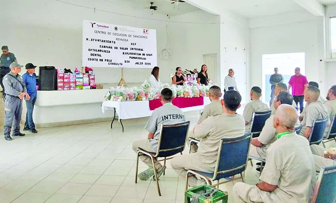 Garantizan acceso a la salud a población de internos del Cedes