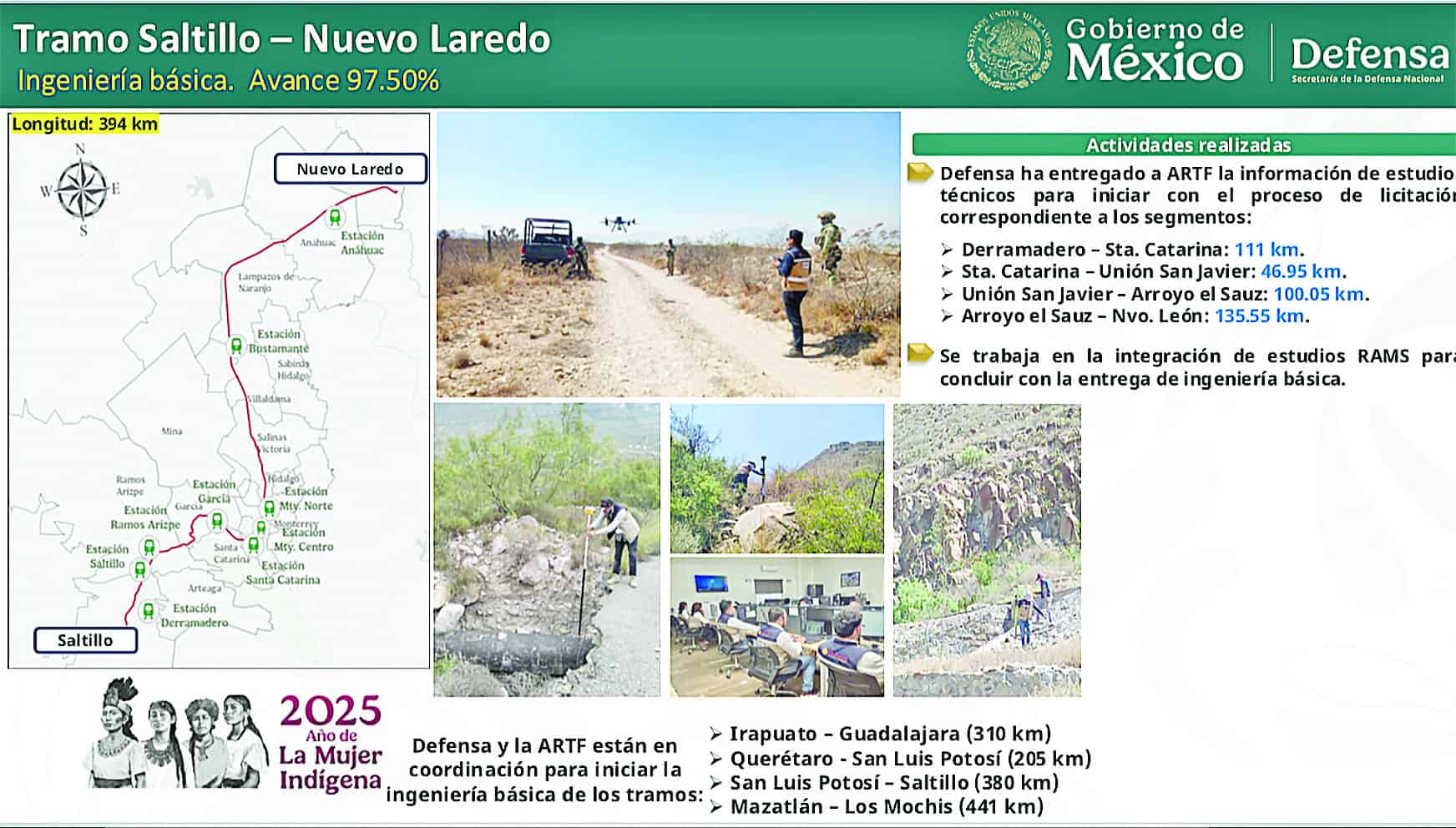 Avanza construcción de trenes a Nuevo Laredo