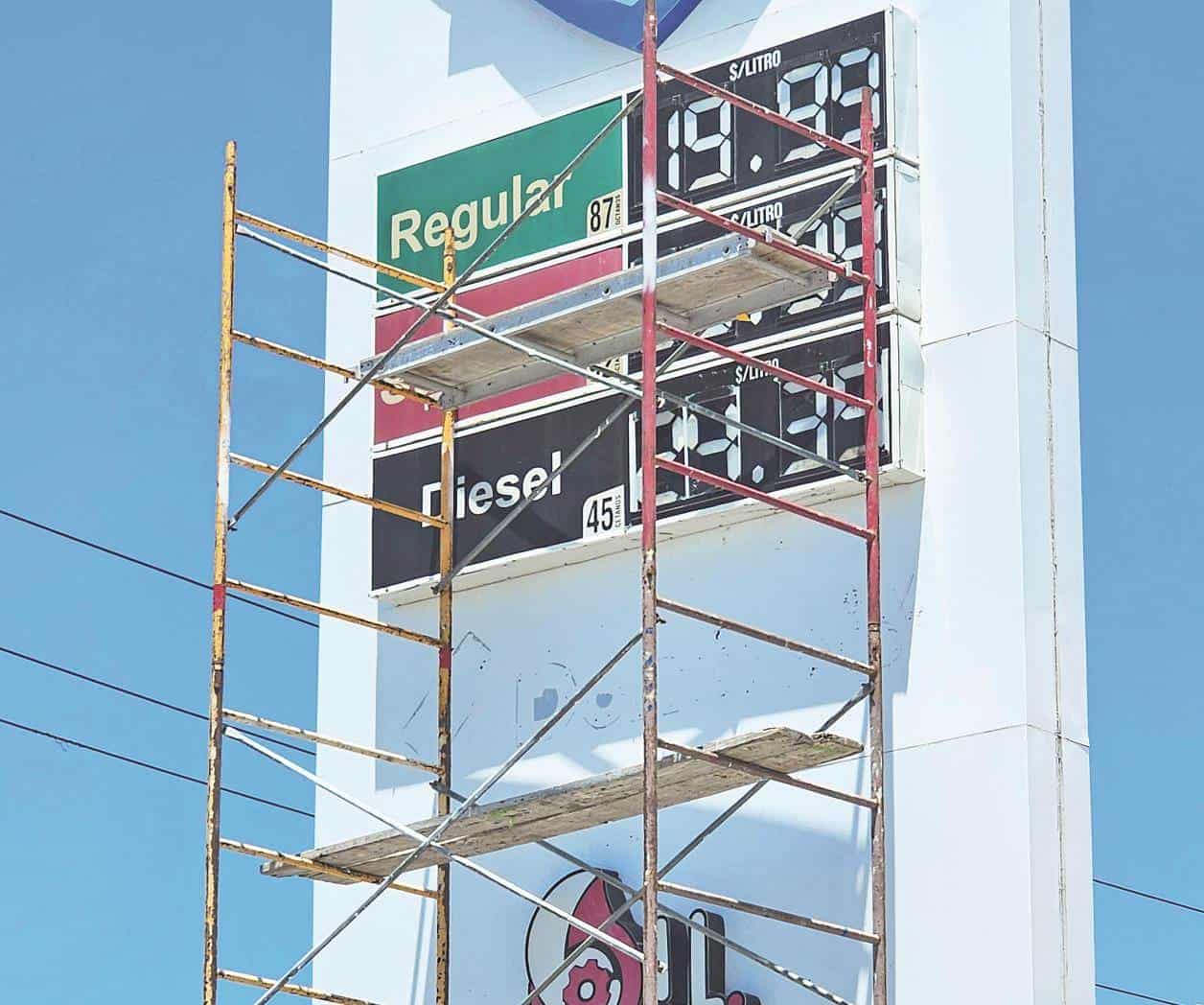 Gasolina a la baja