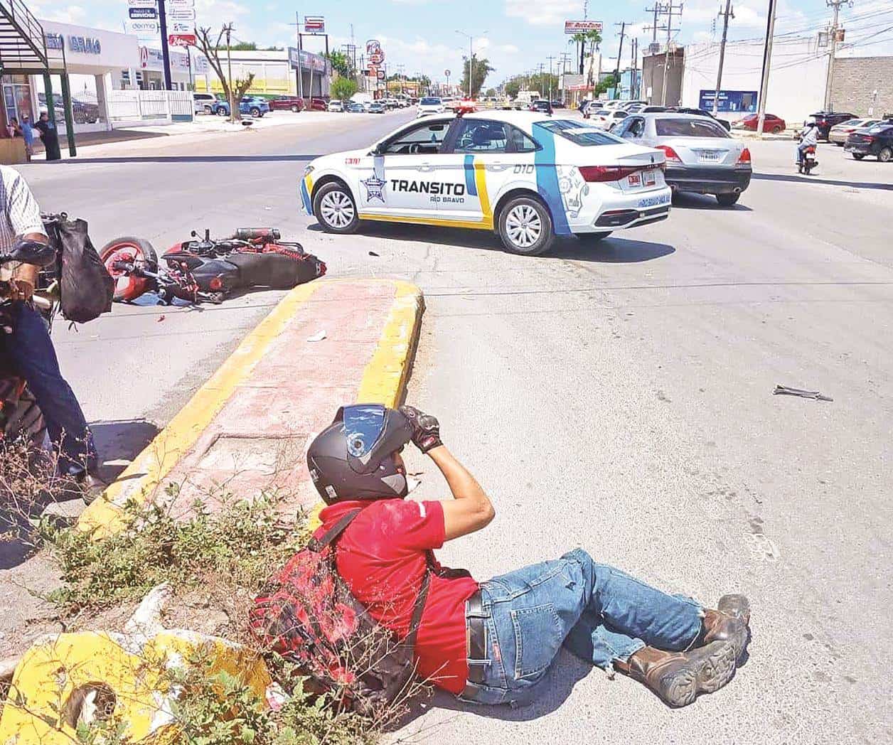 Arrollan a motociclista