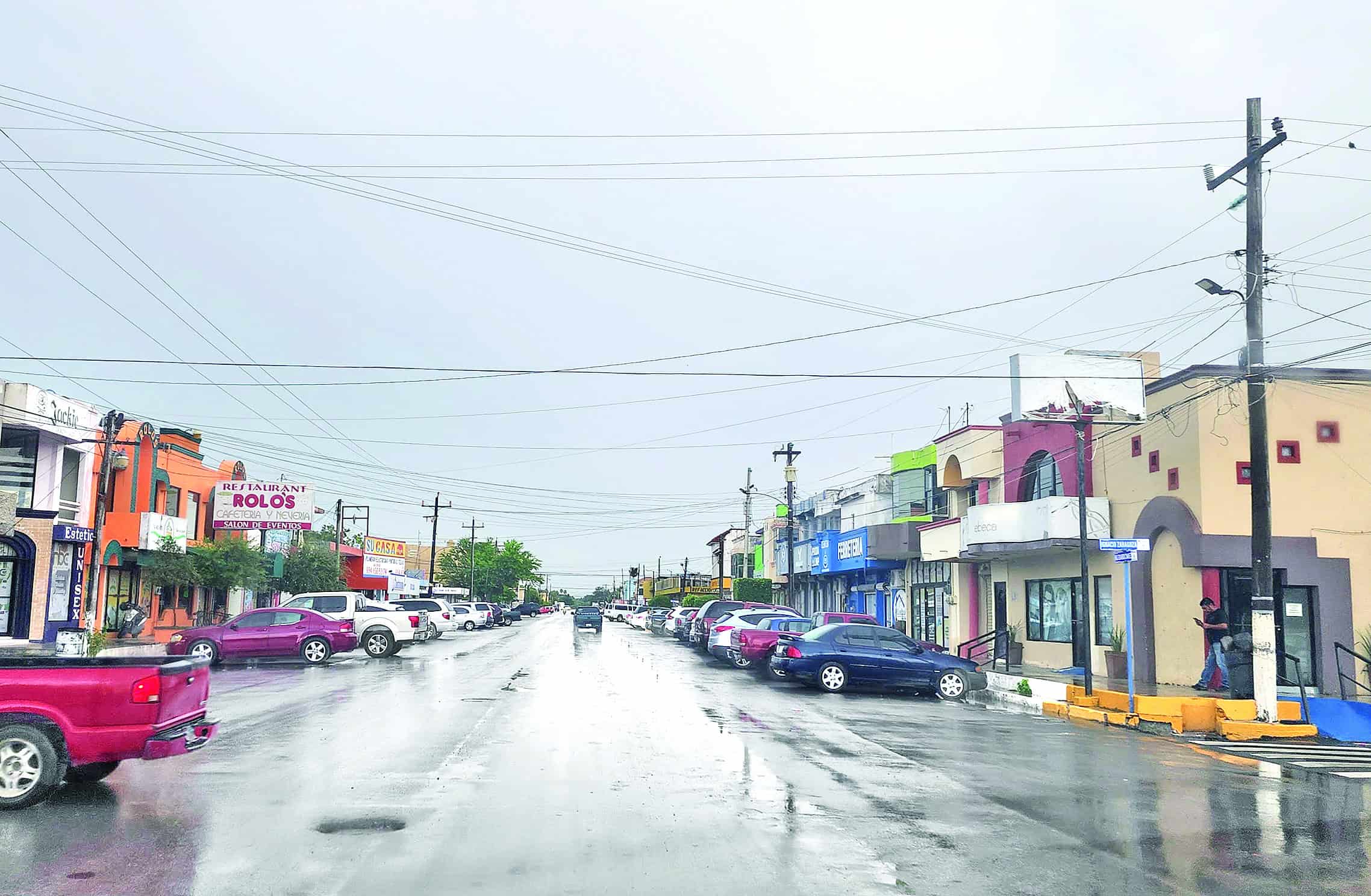 Lluvias paralizan el comercio local