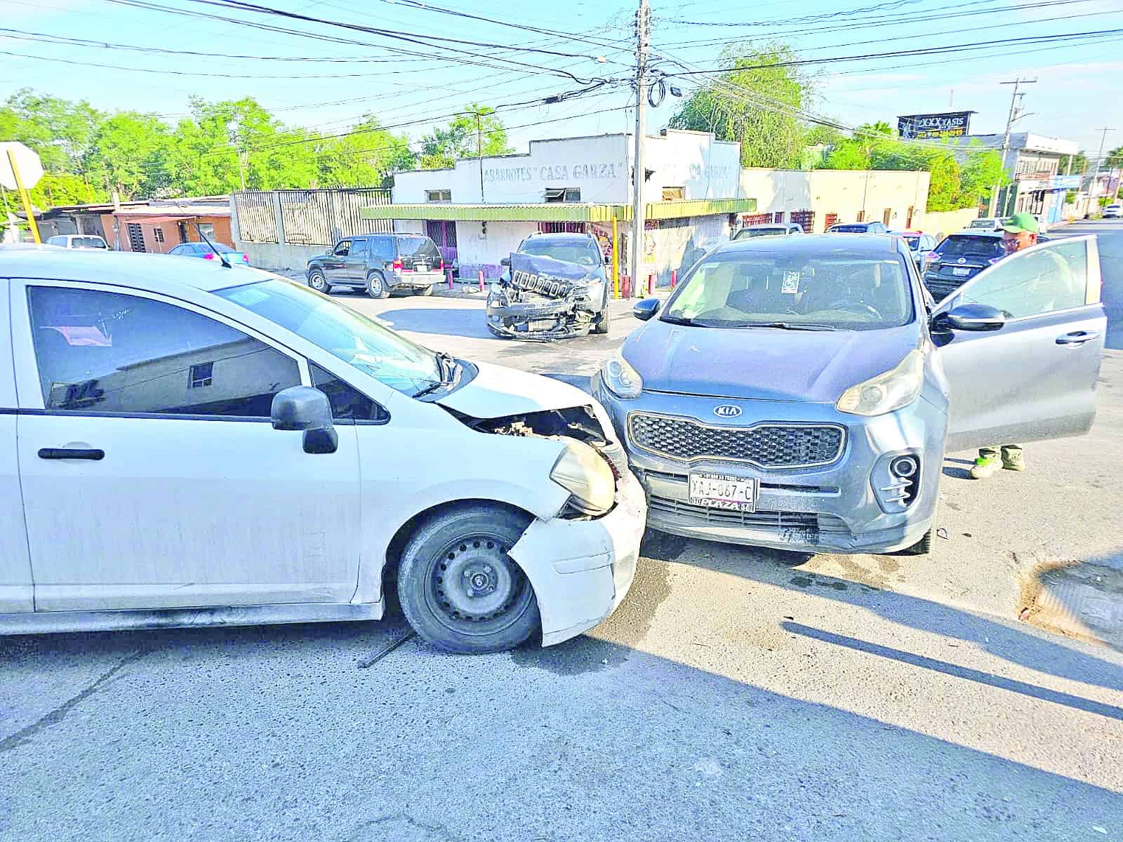 Provoca conductora carambola en Río Mante