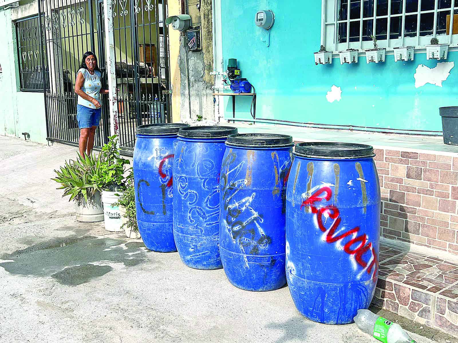 Otra vez sin agua el sector poniente