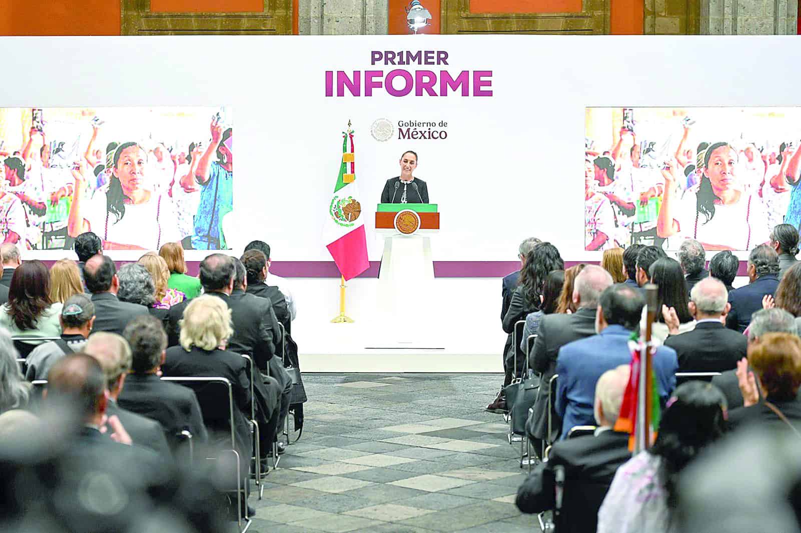 Asiste Américo al Primer Informe de Claudia Sheinbaum