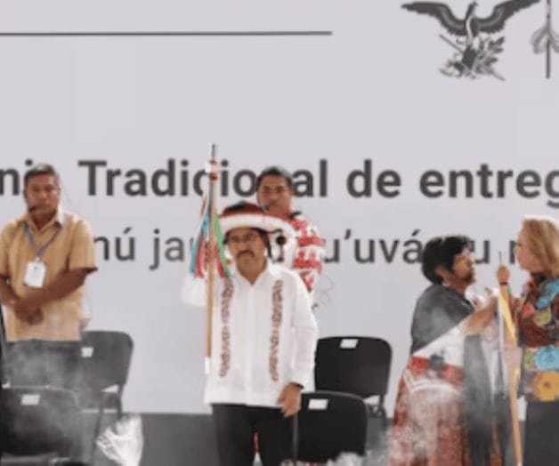 Ceremonia ancestral de purificación marca inicio del mandato de Hugo Aguilar Ortiz en la SCJN