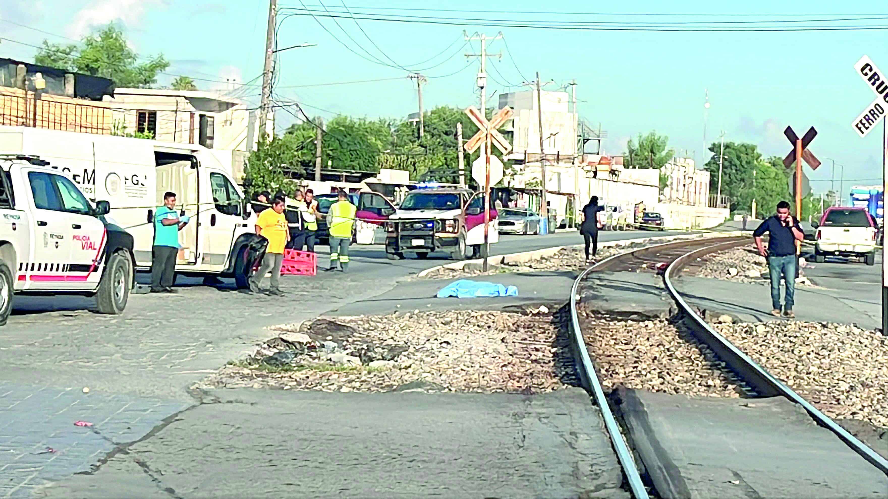 Destrozado por tren
