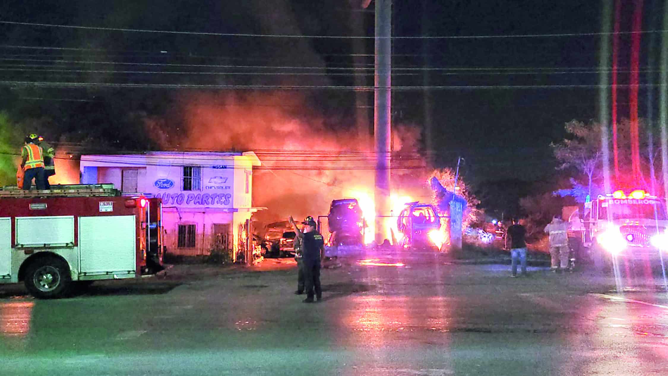 Devastador incendio