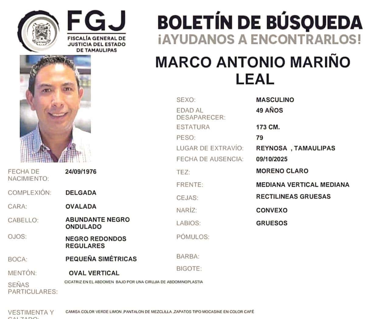 Preocupación por desaparición de empresario en Tamaulipas